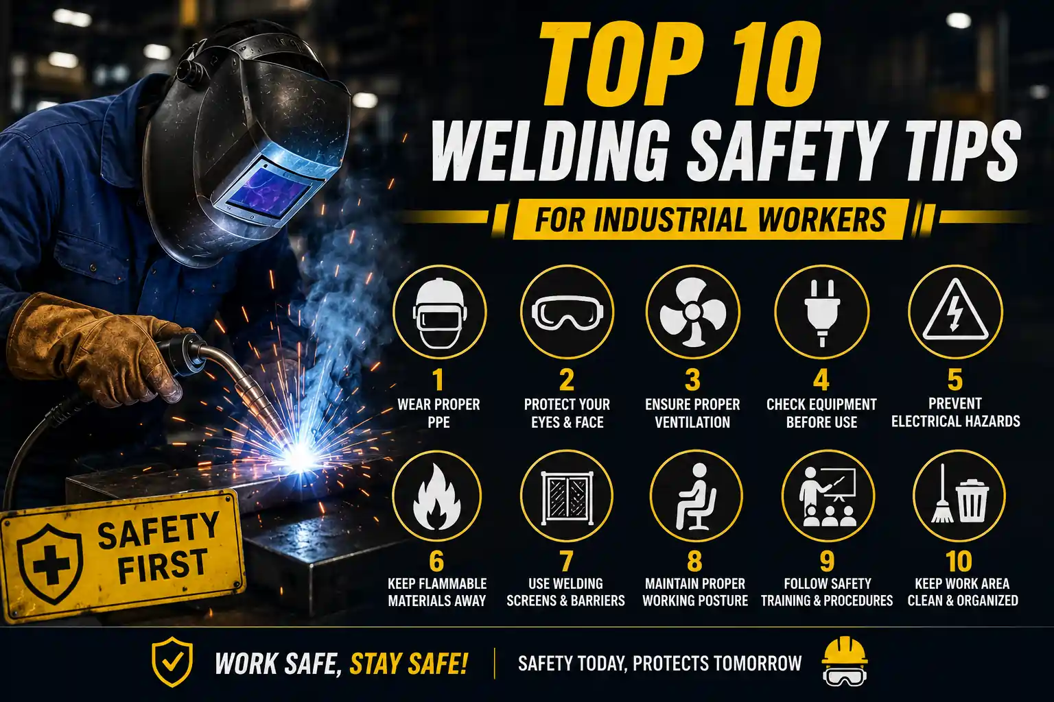 Top 10 Welding Safety Tips for Industrial Workers